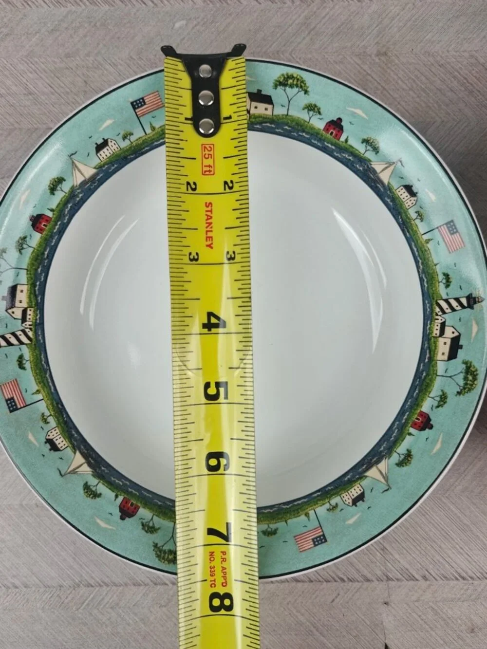 Warren Kimble Coastal Breeze Soup Salad Cereal Bowls 1998 8
